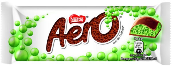 Nestle Aero Peppermint Bubbly Bar (24 x 36g)
