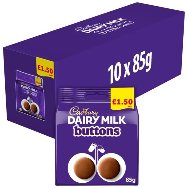 Cadbury Dairy Milk Buttons Chocolate Bag £1.50 PMP 85g